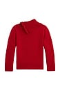 view 2 of 2 Long Sleeve Intarsia Dog Turtleneck Sweater in Ralph Red