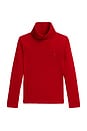 view 1 of 2 Long Sleeve Knit Turtleneck Pullover in Ralph Red
