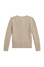 view 2 of 2 Cable Knit Cardigan in Oatmeal Heather