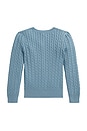 view 2 of 2 CÁRDIGAN in Cassidy Blue With Bear Embroidery