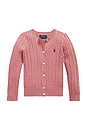view 1 of 2 GILET CABLE-KNIT  in Canvas Pink
