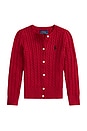 view 1 of 2 GILET CABLE KNIT in Eaton Red