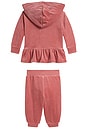 view 2 of 3 LOT VELOUR FULL ZIP in Canvas Pink