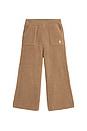 view 1 of 5 Sweater Wide Leg Pant in Camel Heather