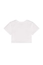 view 2 of 2 Short Sleeve Jersey Knit Flag Boxy T-shirt in White