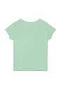 view 2 of 2 Short Sleeve Jersey Knit Berry Garden Dog Graphic T-shirt in Celadon