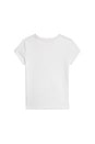 view 2 of 2 Kids Short Sleeve Jersey Knit Sparkler Bear Graphic T-shirt in White