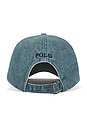 view 2 of 3 Denim Woven Cap in Light Wash Denim