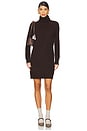 view 1 of 3 Long Sleeve Sweater Dress in Cedar Heather