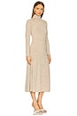 view 2 of 3 Wool-blend Turtleneck Dress in Tuscan Beige Heather