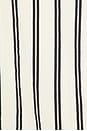 view 4 of 4 Striped Silk-Blend Dress in 1932 Stripe White & Black