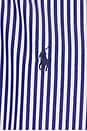 view 4 of 4 Striped Cotton Paneled Shirtdress in 1936 Blue & White Stripe