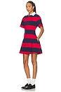 view 2 of 5 Striped Cotton Jersey Rugby Dress in Polo Sport Red & Newport Navy
