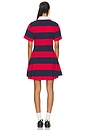 view 3 of 5 Striped Cotton Jersey Rugby Dress in Polo Sport Red & Newport Navy