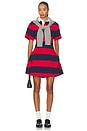 view 4 of 5 Striped Cotton Jersey Rugby Dress in Polo Sport Red & Newport Navy