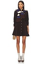 view 4 of 5 Cotton Corduroy A-line Shirtdress in Dark Beech