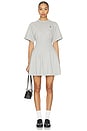 view 1 of 4 Jersey Short Sleeve T-shirt Dress in Cobblestone Heather