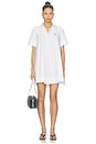 view 1 of 4 Poplin Baby Doll Dress in White
