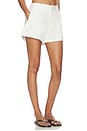 view 2 of 6 SHORTS ESTÁNDAR DE SARGA DE ALGODÓN in Deckwash White