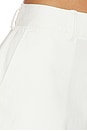 view 6 of 6 SHORTS ESTÁNDAR DE SARGA DE ALGODÓN in Deckwash White