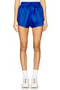 view 1 of 6 Ripstop Drawstring Short in Blue Saturn