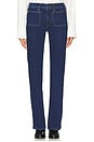 view 1 of 6 Jenn Flare Denim Jeans in Dark Indigo