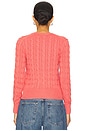 view 3 of 5 Cotton Cardi in Red Sky