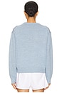 view 3 of 4 Cotton Bear Crew Neck Top in Chambray Marl