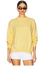 view 2 of 5 Vintage Crew Pullover in Wicket Yellow