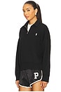 view 2 of 4 Lightweight Fleece Quarter-Zip in Polo Black