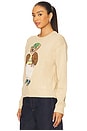 view 2 of 4 Polo Bear Cotton Crewneck Sweater in Tan Multi