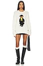view 4 of 4 Polo Bear Cotton Crewneck Sweater in Clubhouse Cream Multi