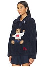 view 2 of 5 Polo Bear High Pile Fleece Mockneck in Hunter Navy