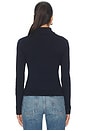 view 3 of 4 Logo Turtleneck Sweater in Hunter Navy