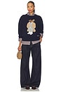 view 5 of 5 Polo Bear Wool Cashmere Blend Sweater in Hunter Navy