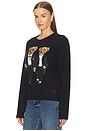 view 2 of 4 Ralph & Ricky Bear Crewneck Sweater in Polo Black Multi