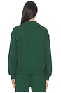 view 3 of 5 Polo Collar Fleece Pullover in Northwest Pine