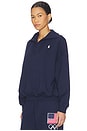 view 3 of 5 Vintage Fleece Mock Neck Pullover in Refined Navy