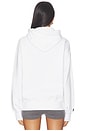 view 3 of 5 Seasonal Fleece Hood Sweatshirt in White