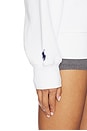 view 5 of 5 Seasonal Fleece Hood Sweatshirt in White