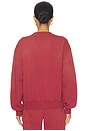 view 3 of 5 Arctic Fleece Crew Sweatshirt in Red Snapper