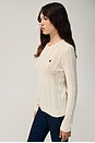 view 4 of 8 Julianna Long Sleeve Pullover in Authentic Cream
