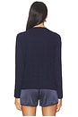 view 3 of 5 Julianna Long Sleeve Pullover in Hunter Navy