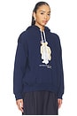 view 2 of 4 Artic Fleece Long Sleeve Hood Sweatshirt in Newport Navy