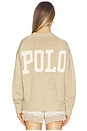 view 4 of 6 Cotton Crew Neck Pullover in Tan Heather