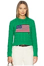 view 1 of 5 Cotton Crewneck Pullover Sweater in Billiard