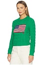 view 2 of 5 Cotton Crewneck Pullover Sweater in Billiard