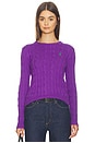 view 1 of 5 Pima Julianna Long Sleeve Top in Magenta