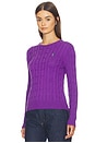 view 2 of 5 Pima Julianna Long Sleeve Top in Magenta