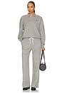 view 4 of 5 Arctic Fleece Polo Sweatshirt in Dark Vintage Heather